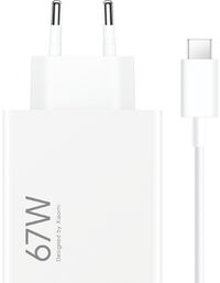 Cargador Xiaomi Hypercharge Combo USB-A 67W Branco + Cabo USB-A p/ USB-C 1m