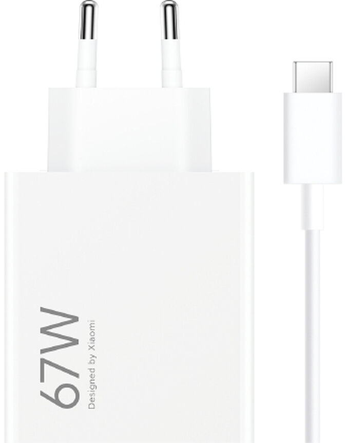 Cargador Xiaomi Hypercharge Combo USB-A 67W Branco + Cabo USB-A p/ USB-C 1m image number 0