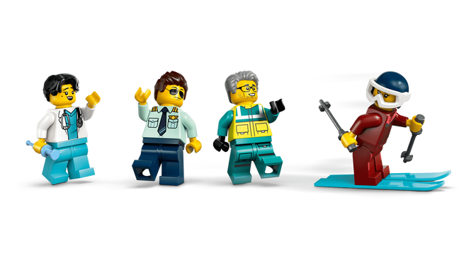 LEGO City: Avi&oacute;n de Ambulancia A&eacute;rea de Emergencia, 403 Piezas (60465) image number 4