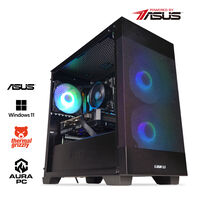 Ordenador AURA Gamer-PC Powered by ASUS Ryzen 5 7500F 32GB DDR5 1TB RTX 5060 Ti 16GB WiFi W11