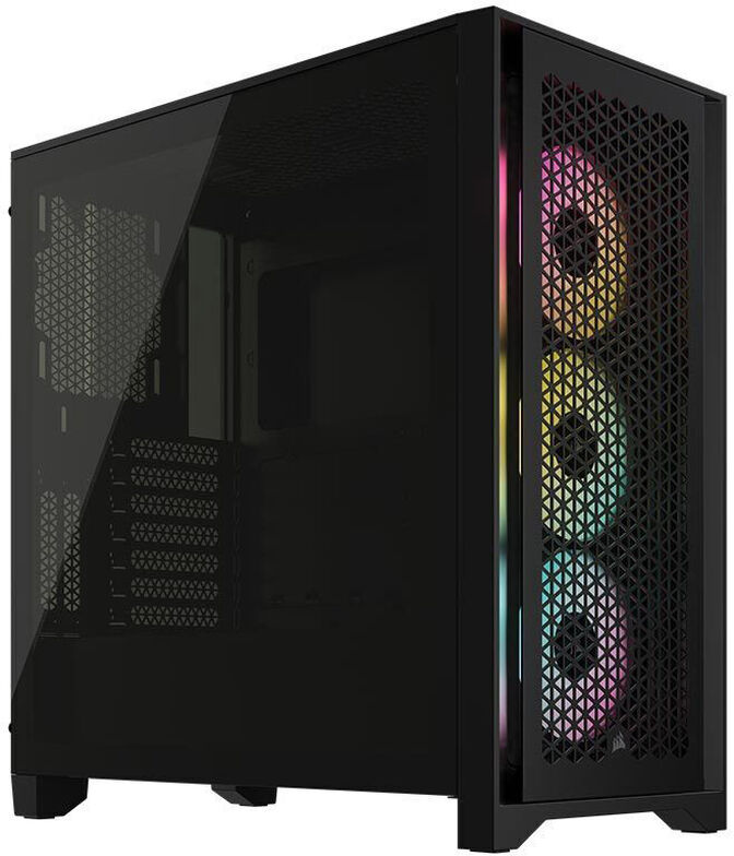Torre ATX Corsair iCUE 4000D Airflow Negro Cristal Templado image number 2