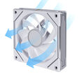 Ventilador Lian Li UNI SL-INF 120 ARGB Reverse Blade PWM Blanco 120mm image number null