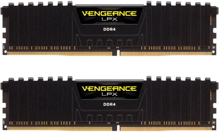 Corsair Kit 16GB (2 x 8GB) DDR4 3200MHz Vengeance LPX Black CL16 image number 0