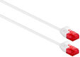 Cable de Red Slim Ewent RJ45 U/UTP Slim Cat.6 1 M Blanco image number null