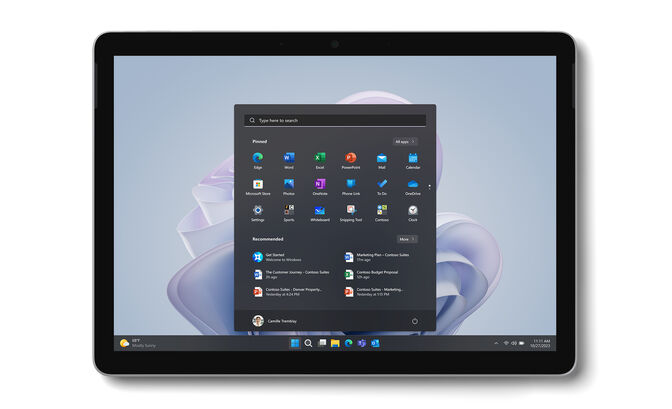 Microsoft Surface Go 4 10.5" Intel N200 (4 Cores) 8GB RAM 256GB SSD Win 11 Pro Platina image number 1