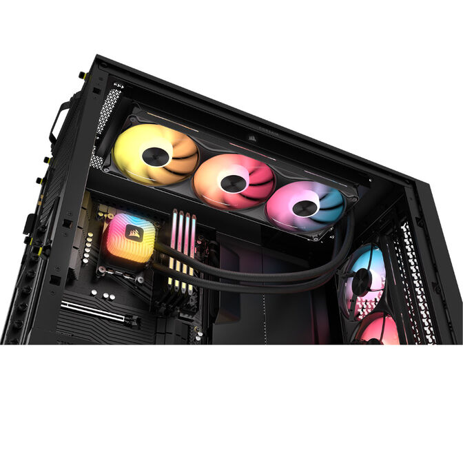 Refrigeraci&oacute;n L&iacute;quida CPU Corsair NAUTILUS II RS ARGB 360mm Negro image number 4