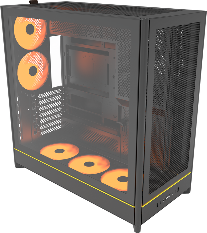 Caja ATX Montech HS01 Pro Negro image number 0