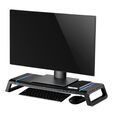 Base para Monitor Ewent Foldable RGB c/ Hub USB 3.0 Negro image number null
