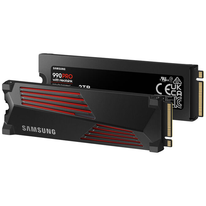 SSD Samsung 990 PRO 2TB Heatsink Gen4 M.2 NVMe (7450/6900MB/s) image number 1