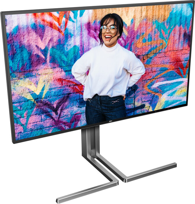 Monitor AOC Graphic Pro 27" U27U3CV Nano IPS 4K 60Hz USB-C (PD90W) DisplayHDR 400 image number 3