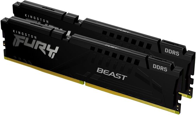Kingston Kit 32GB (2 x 16GB) DDR5 6000MHz FURY Beast Negro CL30 image number 0