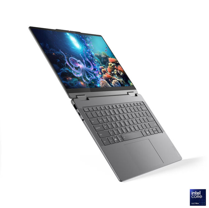 Lenovo Yoga 7 2-in-1 14ILL10 Copilot+ PC Intel Core Ultra 7 258V H&iacute;brido (2-en-1) 35,6 cm (14") Pantalla t&aacute;ctil 2.8K 32 GB LPDDR5x-SDRAM 1 TB SSD Wi-Fi 7 (802.11be) Windows 11 Home Portugu&eacute;s Gris image number 3