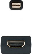Adaptador NanoCable Mini DisplayPort M para HDMI F 15 CM Negro image number null