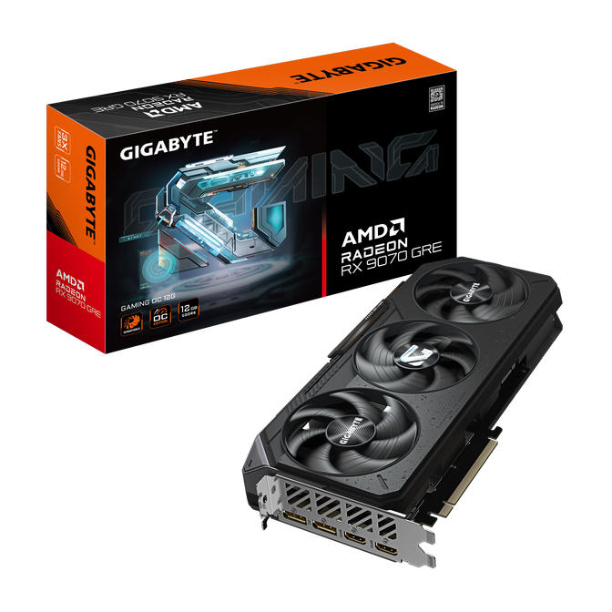 Tarjeta Gr&aacute;fica Gigabyte Radeon RX 9070 GRE Gaming OC 12GB GDDR6 image number 0