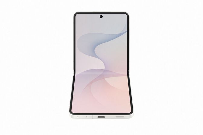 Smartphone Samsung Galaxy Z Flip 8 5G 6.9" (12 /256GB) 120Hz Creme image number 2
