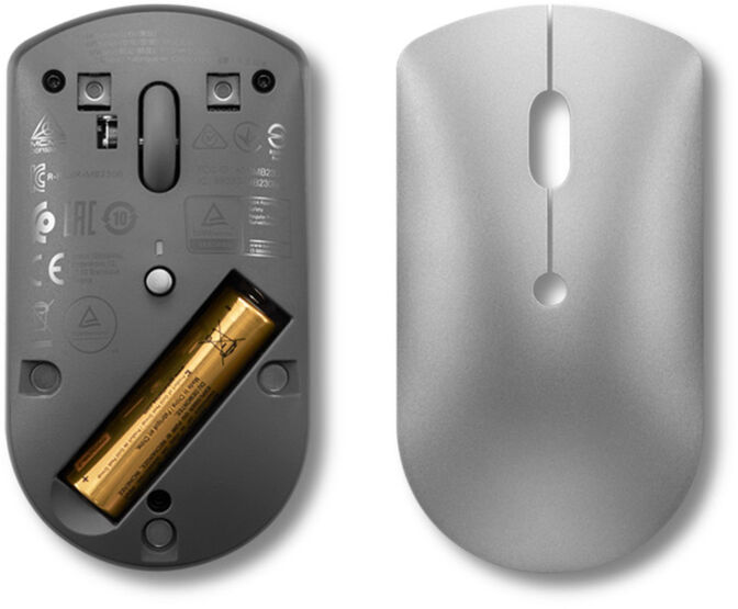 Rat&oacute;n Lenovo 500 Bluetooth Silent Cinza image number 3