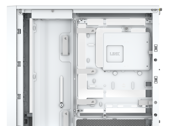 Torre ATX Corsair Frame 4000D Performance Blanco Cristal Templado image number 13