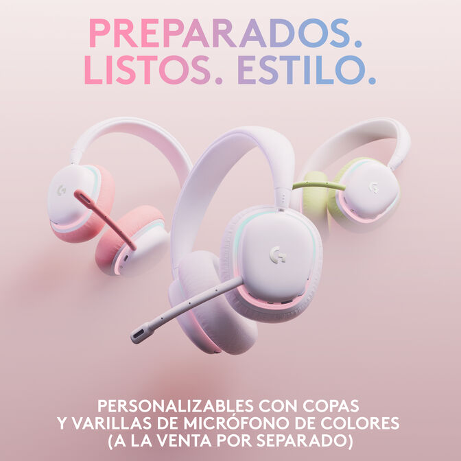 Auriculares Logitech G735 RGB Lightspeed Wireless Blanco image number 7