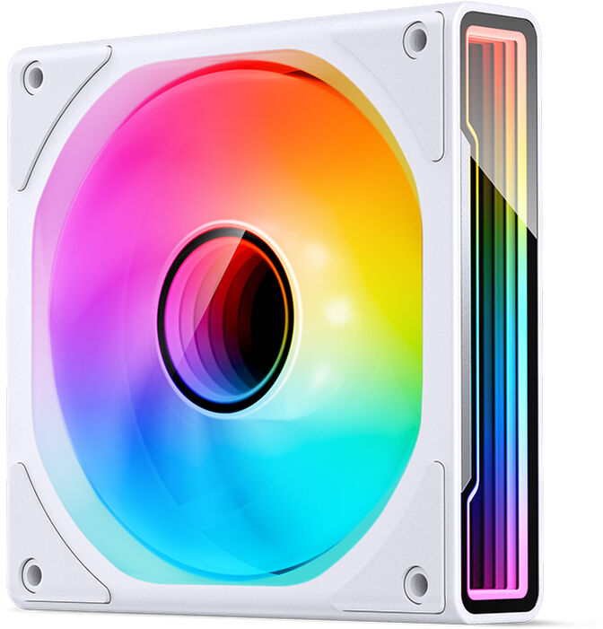 Ventilador Jonsbo ZK-120W ARGB PWM Blanco - 120mm (3PACK) image number 1
