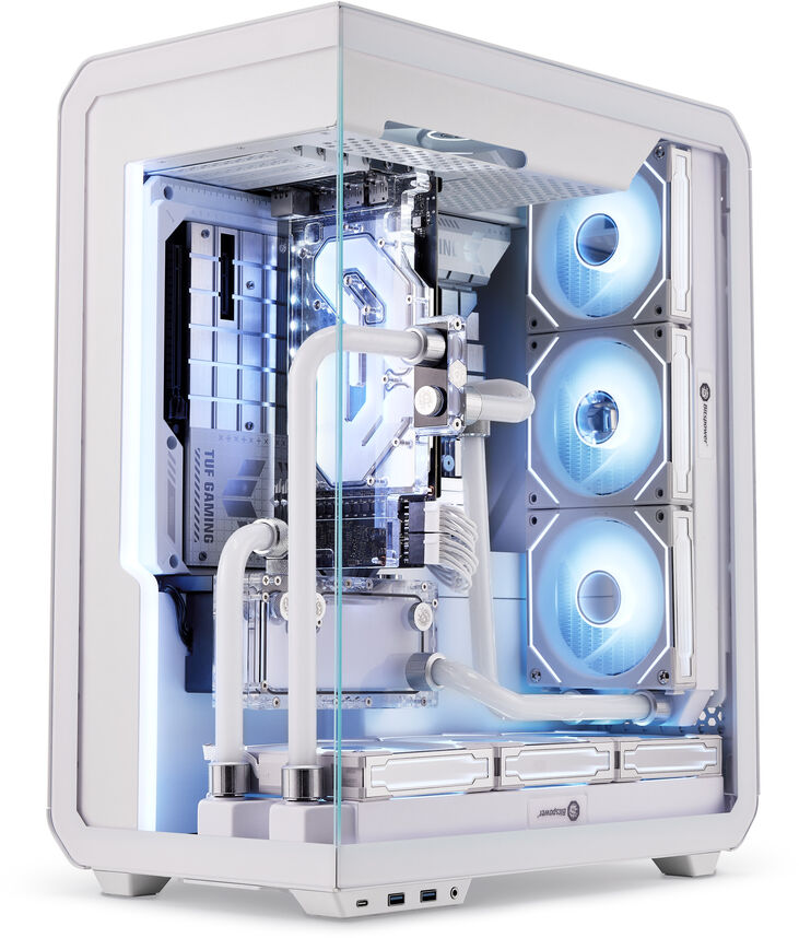 Caja ATX Ssupd Xhuttle Blanco Vidrio Templado image number 7