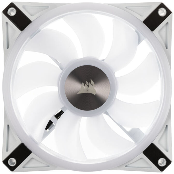 Ventilador Corsair iCUE QL120 RGB PWM Blanco 120mm (Pack 3) c/ Lightning Node CORE image number 2