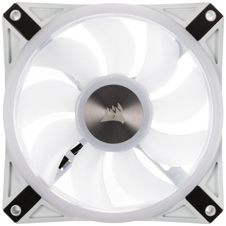 Ventilador Corsair iCUE QL120 RGB PWM Blanco 120mm (Pack 3) c/ Lightning Node CORE image number 2