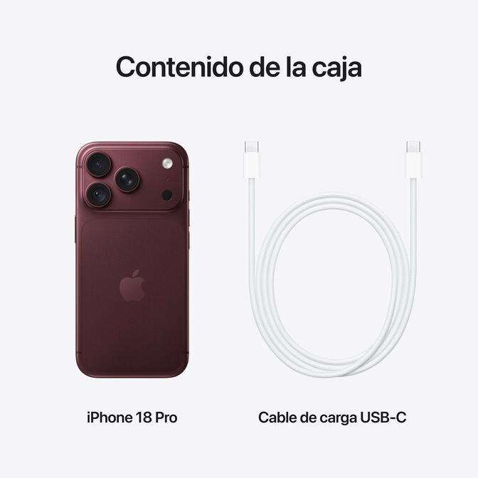 Smartphone iPhone 18 Pro 6.3" 256Gb Burgundy image number 7
