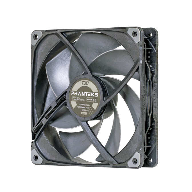 Ventilador Phanteks T30 PWM Negro Pack 3 - 120mm image number 4