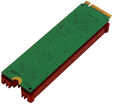 Disipador CLR-M2 para M.2 2280 SSD Rojo image number null