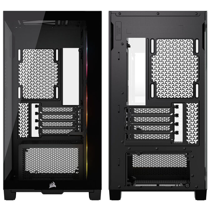 Torre Micro-ATX Corsair 2800X RS-R ARGB Negro Cristal Templado image number 8