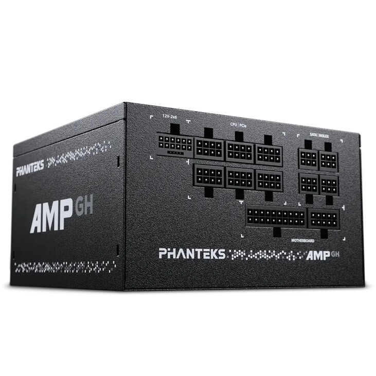Fuente Modular Phanteks AMP GH V2 ATX 3.1 PCIe 5.1 1000W Platinum Negra image number 2
