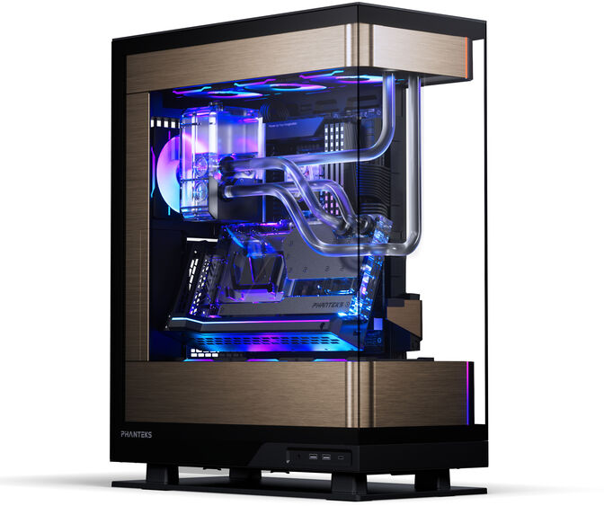 Caja ATX Phanteks Evolv Series X2 Vidro Temperado DRGB Negro/Dorado image number 12