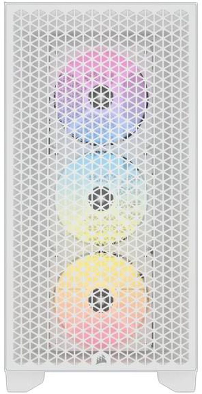 Torre ATX Corsair 3000D RGB Airflow Blanco Cristal Templado image number 9