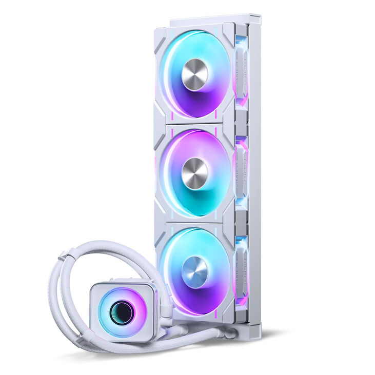 Water Cooler CPU Phanteks Glacier One 360D30 DRGB X2 Blanco - 360mm image number 1