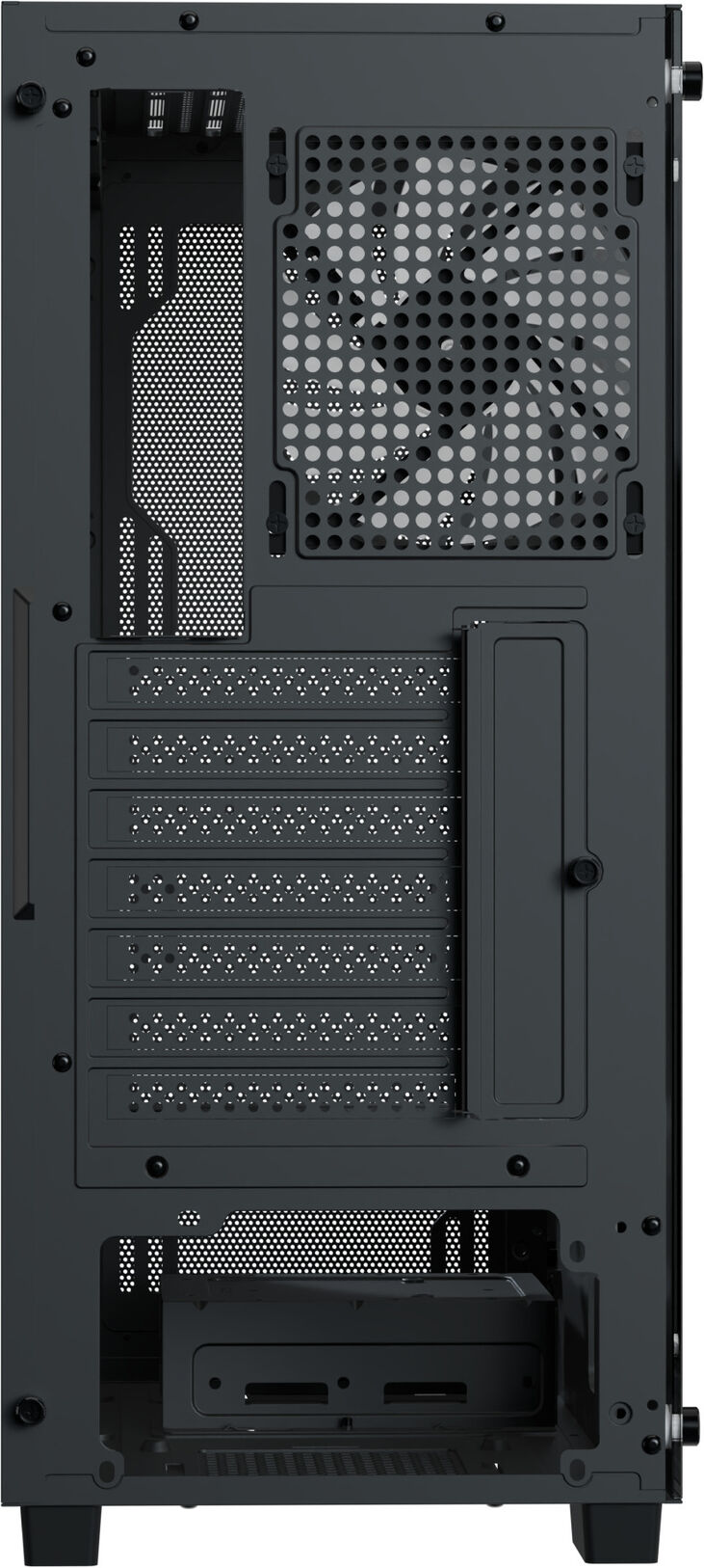Caja ATX Aerocool B509A Flow ARGB Vidrio Templado Negro image number 6