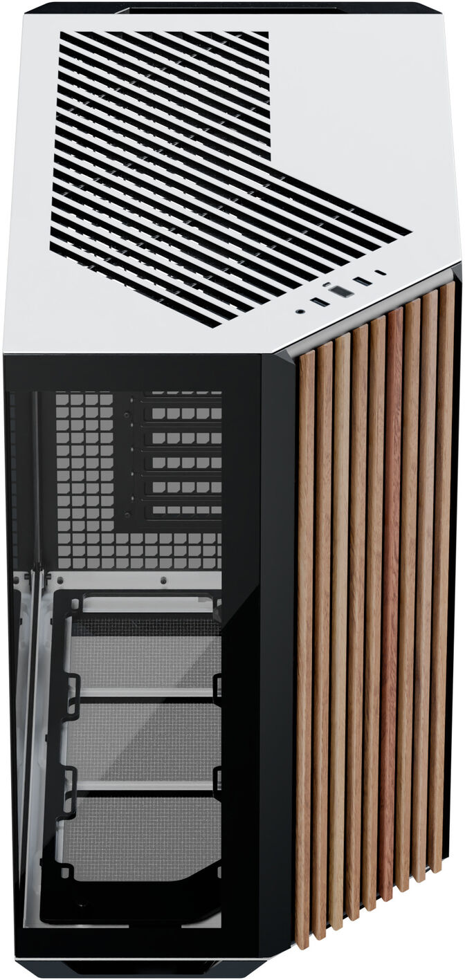 Caja ATX APNX V1 Negro/Blanco/Madera image number 10