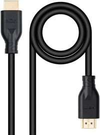 Cable HDMI V2.0 4K@60Hz 18Gbps Nanocable A M/M CCS 1 M Negro