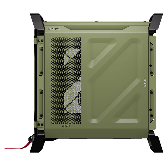 Torre E-ATX Corsair WARTHOG RS Perfomance Mil Green Cristal Templado image number 6