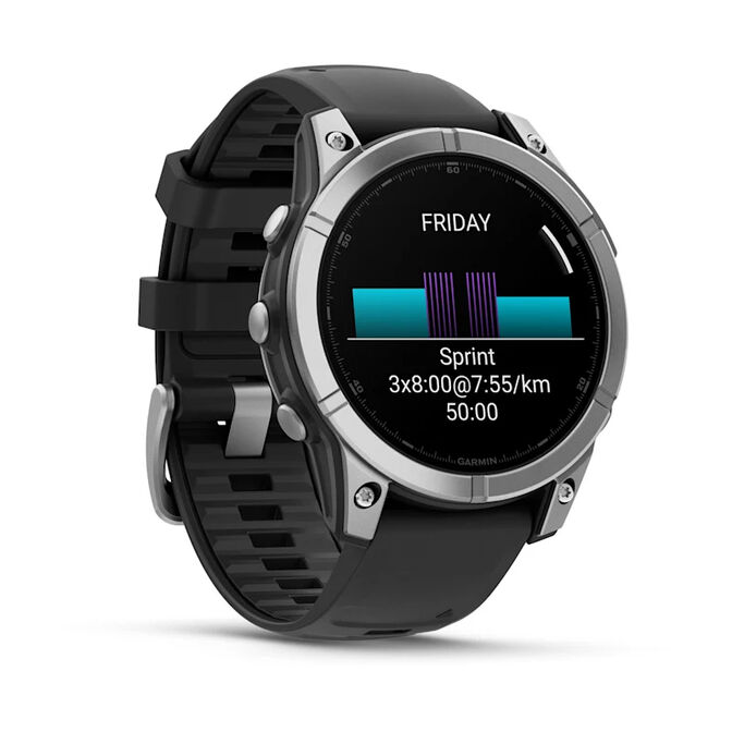 Smartwatch Garmin Fenix E 47mm Negro image number 1