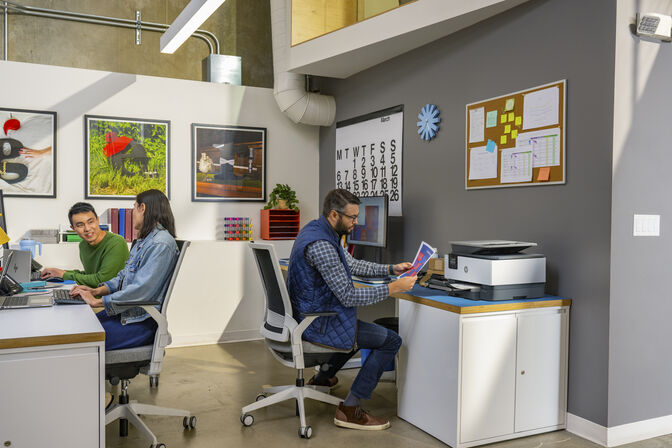 Impresora Multifunci&oacute;n de Inyecci&oacute;n de Tinta HP OfficeJet Pro 9120b Todo-en-Uno image number 4