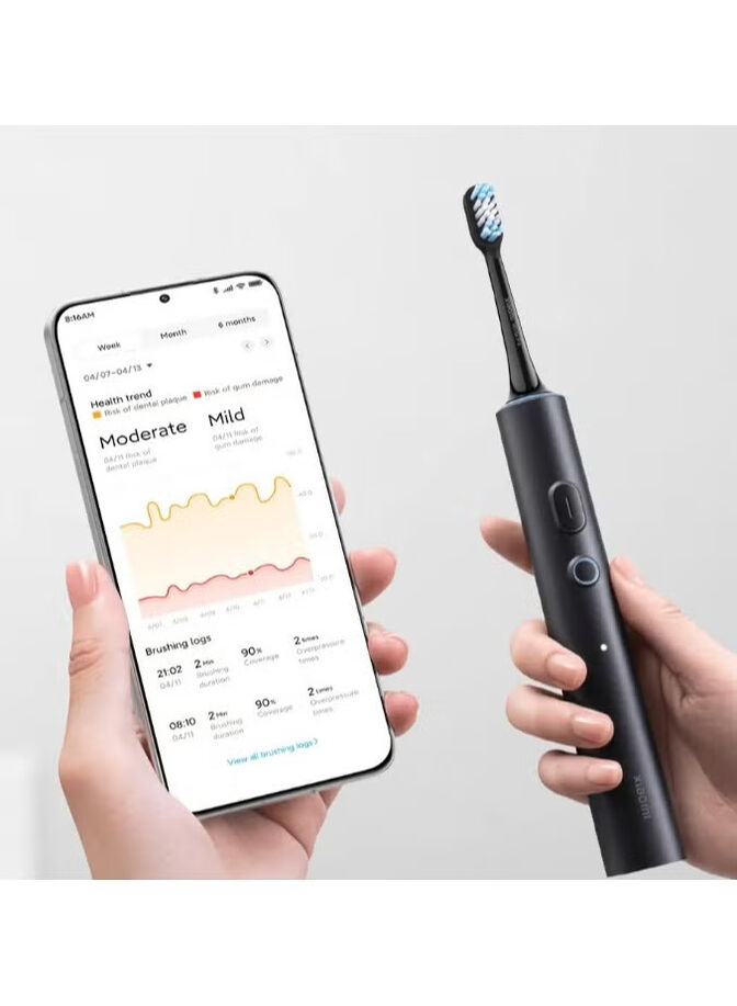 Xiaomi Smart Electric Toothbrush T501 Gris - Cepillo de Dientes con IA image number 4