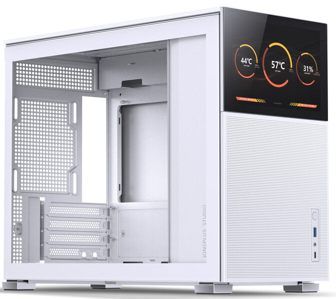 Caja Micro-ATX Jonsbo D31 MESH con Visor Vidrio Templado Blanco image number 1