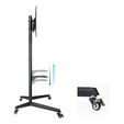 Soporte M&oacute;vil Tooq RAMS&Eacute;S 37" a 70" Max 50Kg Negro image number null