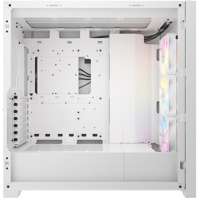 Corsair iCUE 5000D RGB Airflow Midi Tower Blanco image number 2