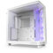 Torre ATX NZXT H6 Flow RGB Blanca Cristal Templado