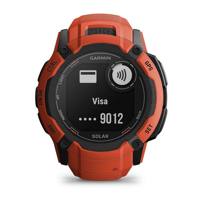 Smartwatch Garmin Instinct 2X Solar 50mm Vermelho image number 8
