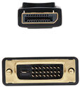 Cable Conversor NanoCable DisplayPort/M para DVI/M 1 M Negro image number null