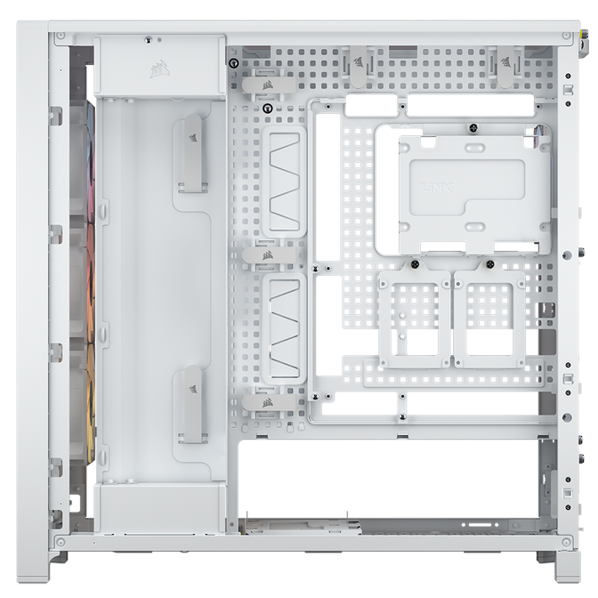Torre E-ATX Corsair Frame 5000D RS ARGB Airflow Blanco Cristal Templado image number 6