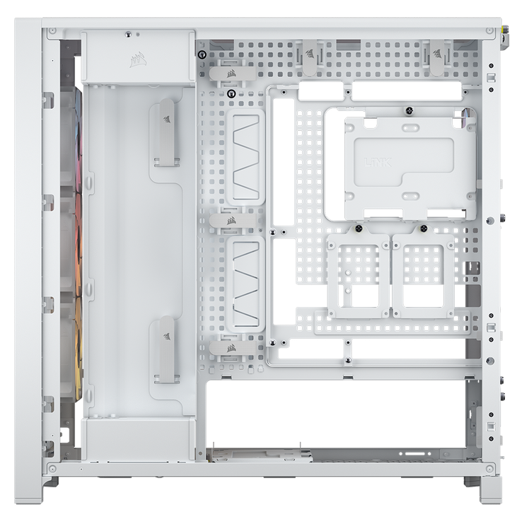 Torre E-ATX Corsair Frame 5000D RS ARGB Airflow Blanco Cristal Templado image number 6