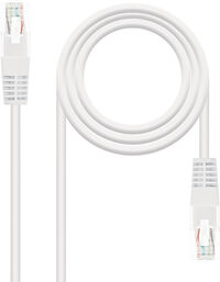 Cable de Red NanoCable RJ45 UTP CAT.5E AWG24 5 M Blanco